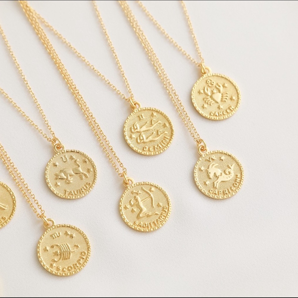 Zodiac Necklace | Gold Plated 925 Silver - Picture 6 of 8